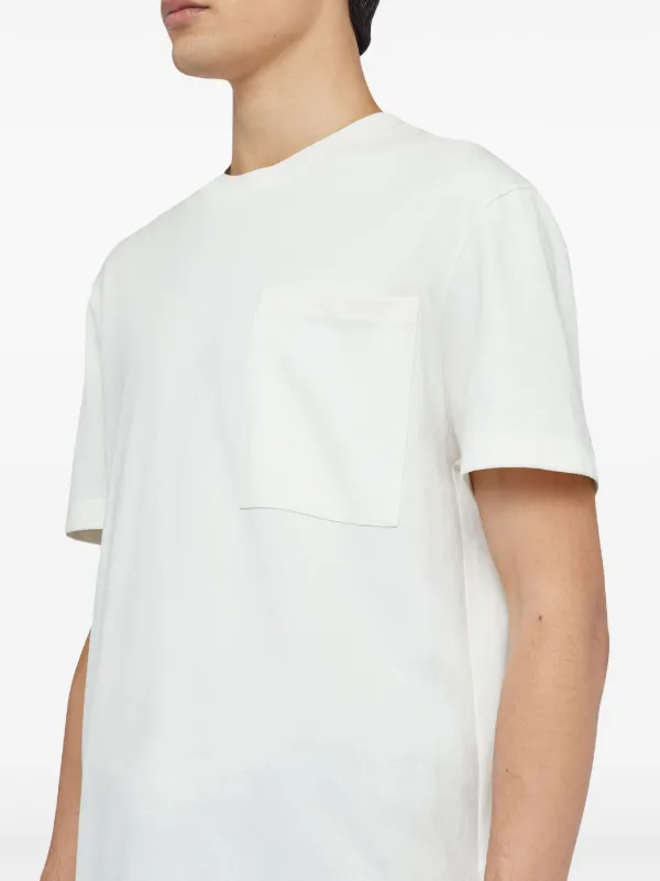 【関税込み】Jil Sander ホワイト クルーネックTシャツ Jil Sander クルーネック Tシャツ | ホワイト | FARFETCH JP