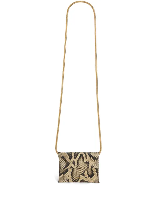Mini sac à main à effet peau de serpent - Jil Sander - Modalova