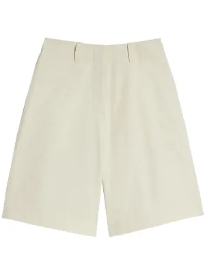 【関税＆送料込み】Jil Sander Linen Bermuda Shorts Jil Sander High-Rise Knit Bermuda Shorts | Neiman Marcus