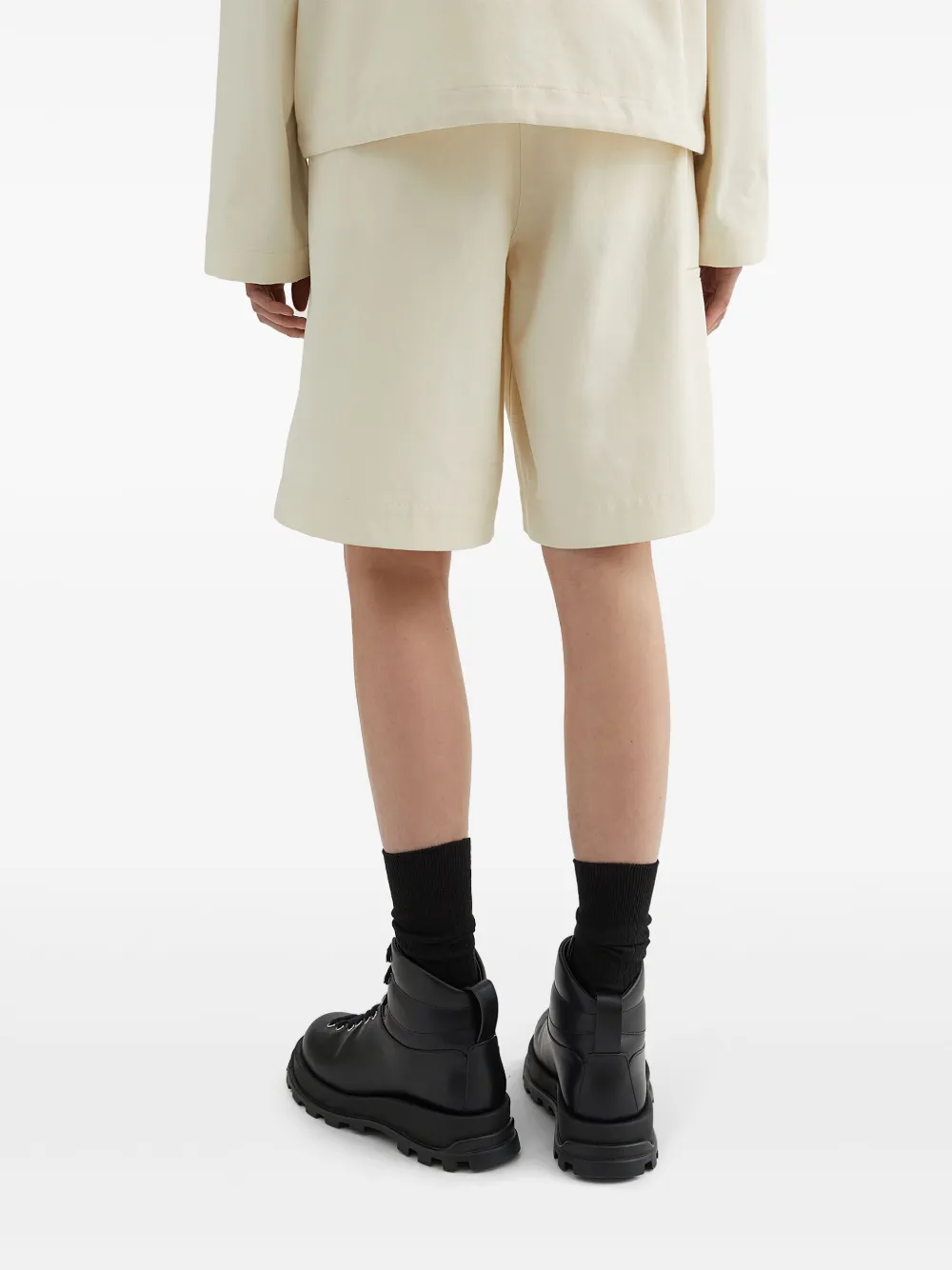 Jil Sander Katoenen shorts Beige