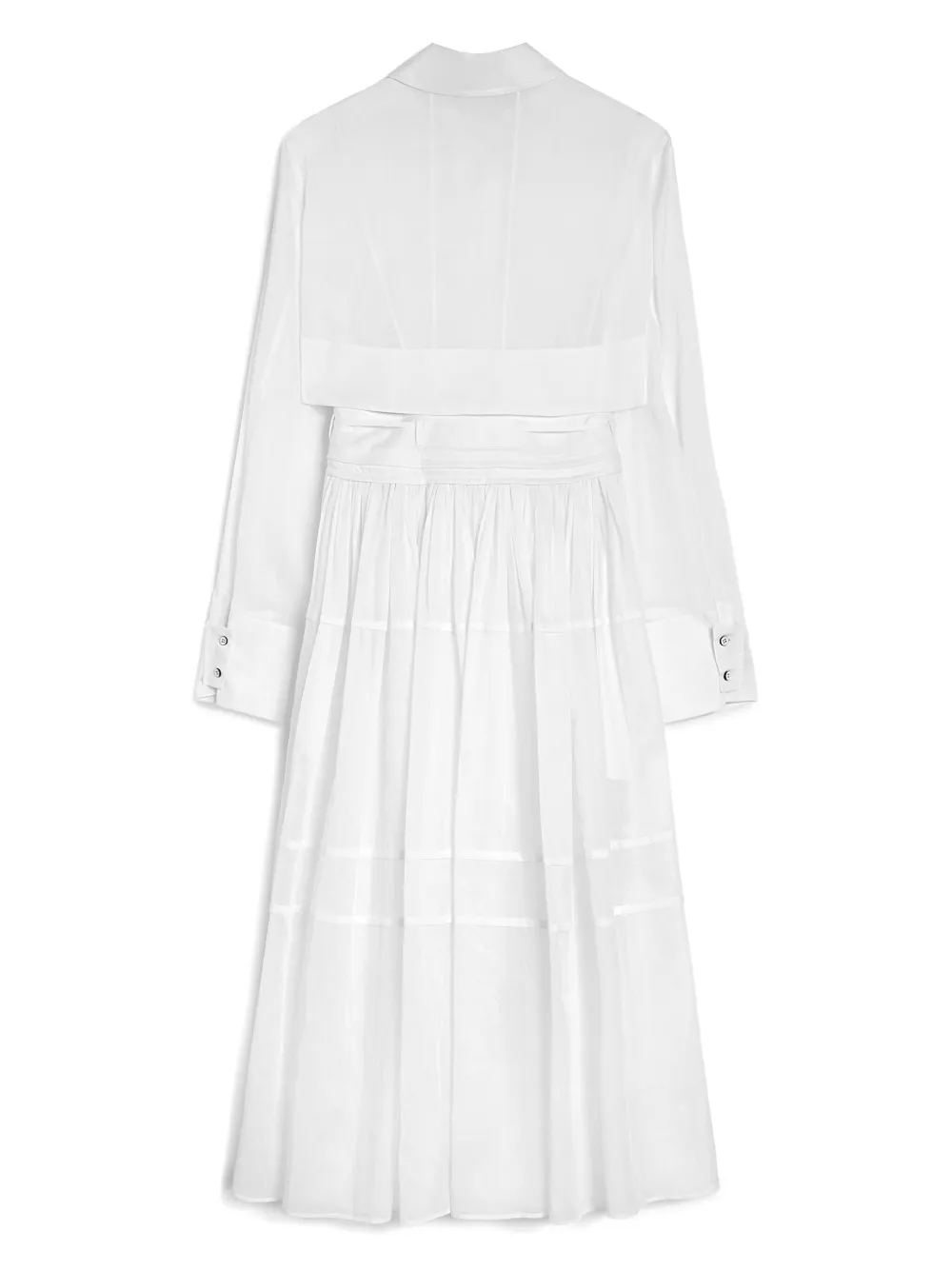 Jil Sander Uitgesneden blousejurk Wit