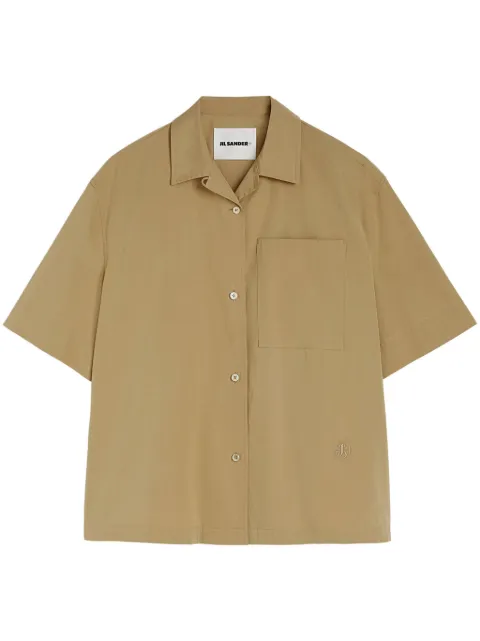 Jil Sander crop-sleeves shirt