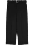 Jil Sander belted trousers - Black