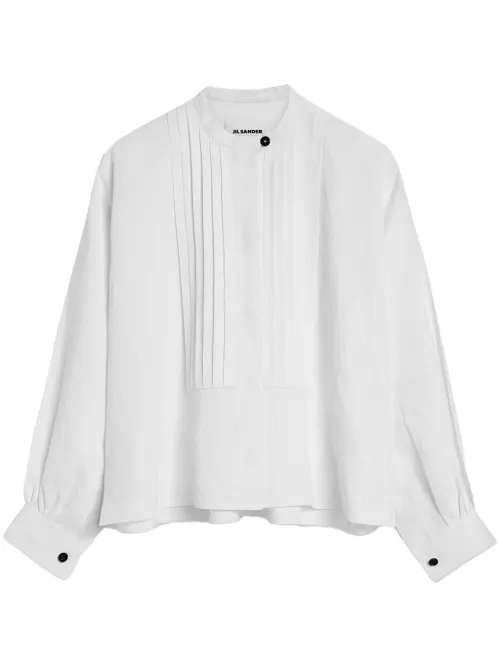 T-shirt plissé à manches longues - Jil Sander - Modalova
