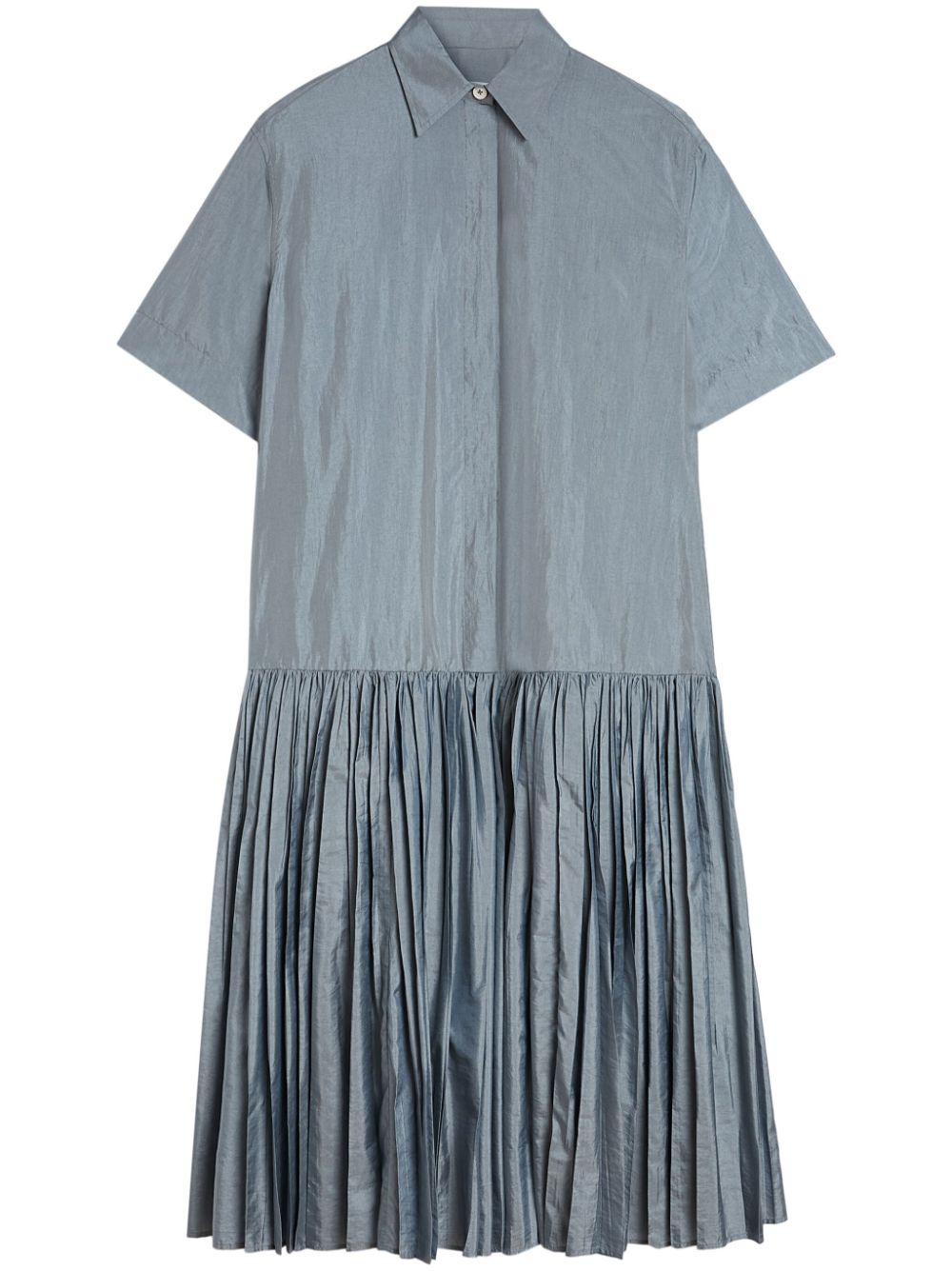 panelled shirt dress