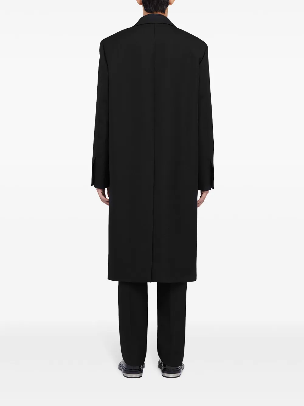 Jil Sander Wollen getailleerde jas Zwart
