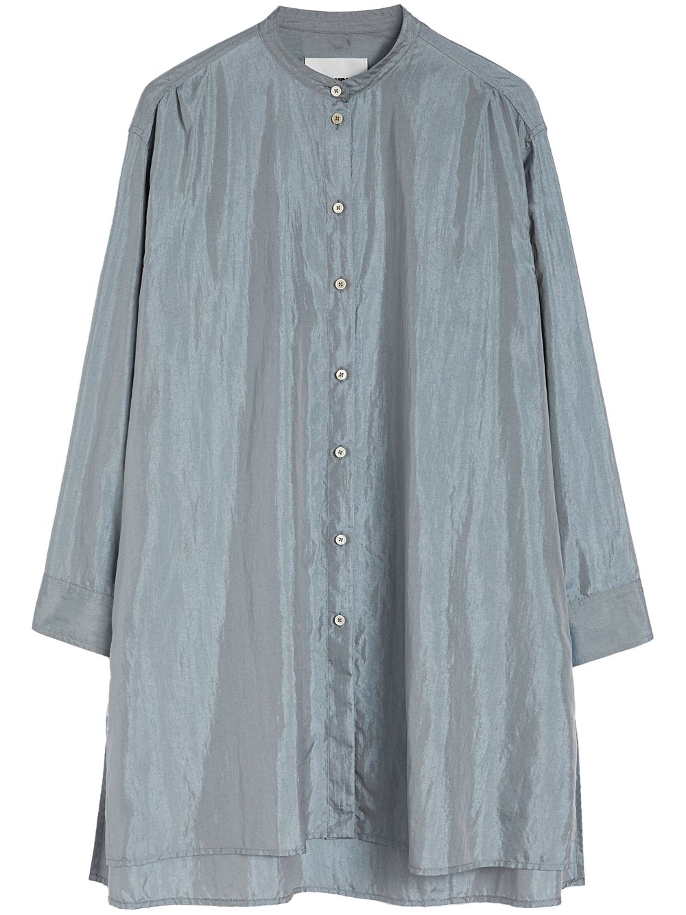 Jil Sander buttoned long shirt - Blue