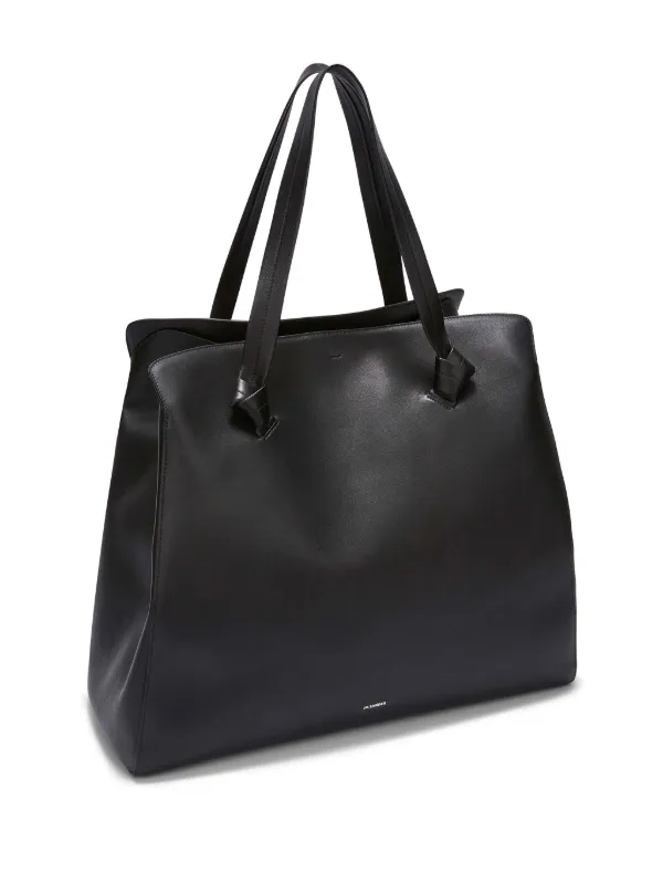 Jil Sander Large knot-embellished Tote Bag | Black | FARFETCH