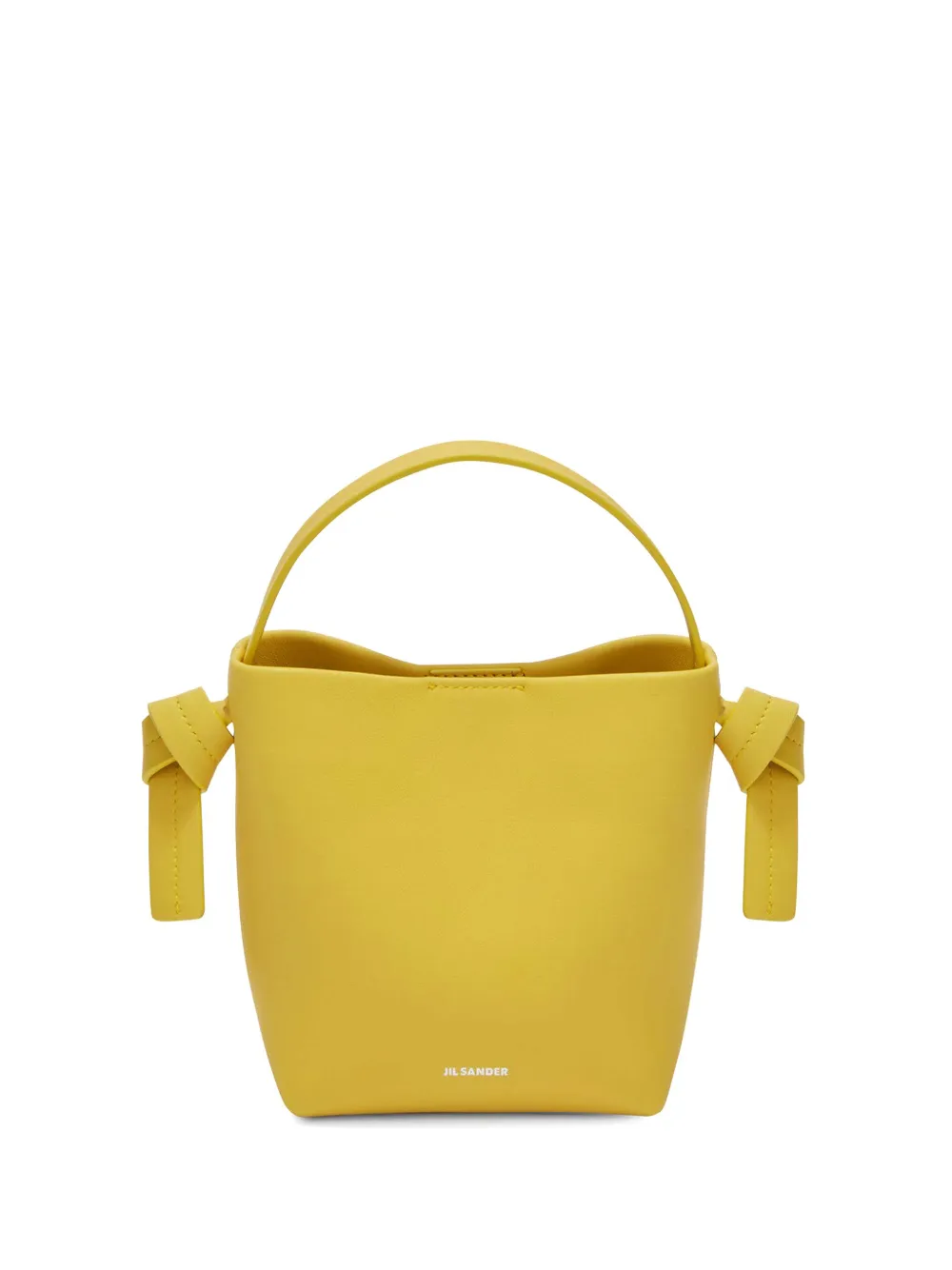 Jil Sander ノット ホーボー ショルダーバッグ ミニ - イエロー Jil Sander ノット ホーボー ショルダーバッグ ミニ - イエロー