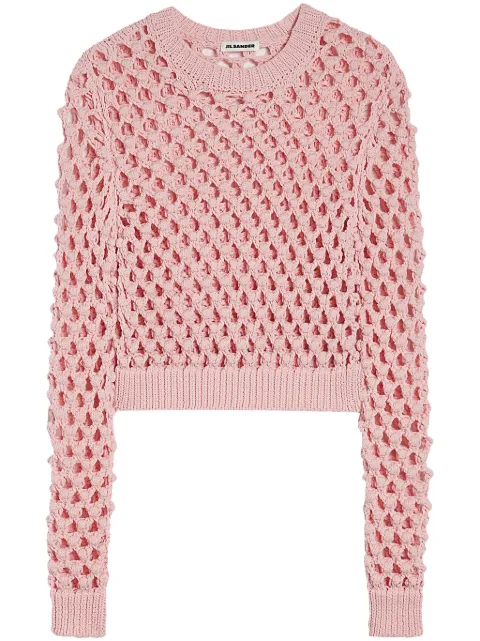 Jil Sander open-knit sweater
