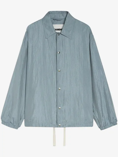 Jil Sander press-stud fastening jacket