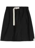 Jil Sander buckled A-line miniskirt - Black