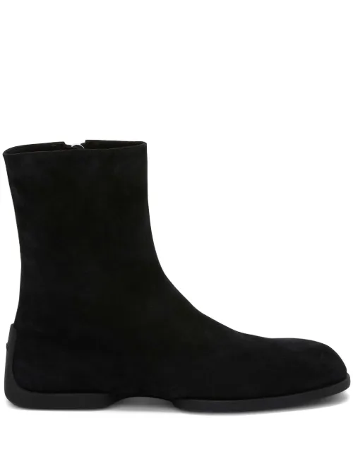 Jil Sander bottines en daim - Noir - Jil Sander - Modalova