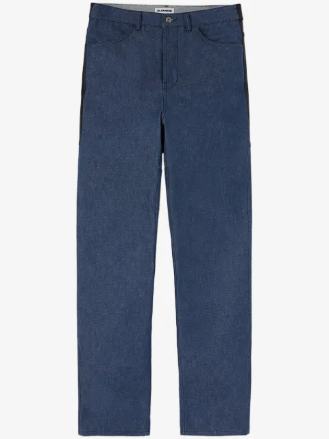 Jil Sander Hose mit Kontrasteinsätzen
