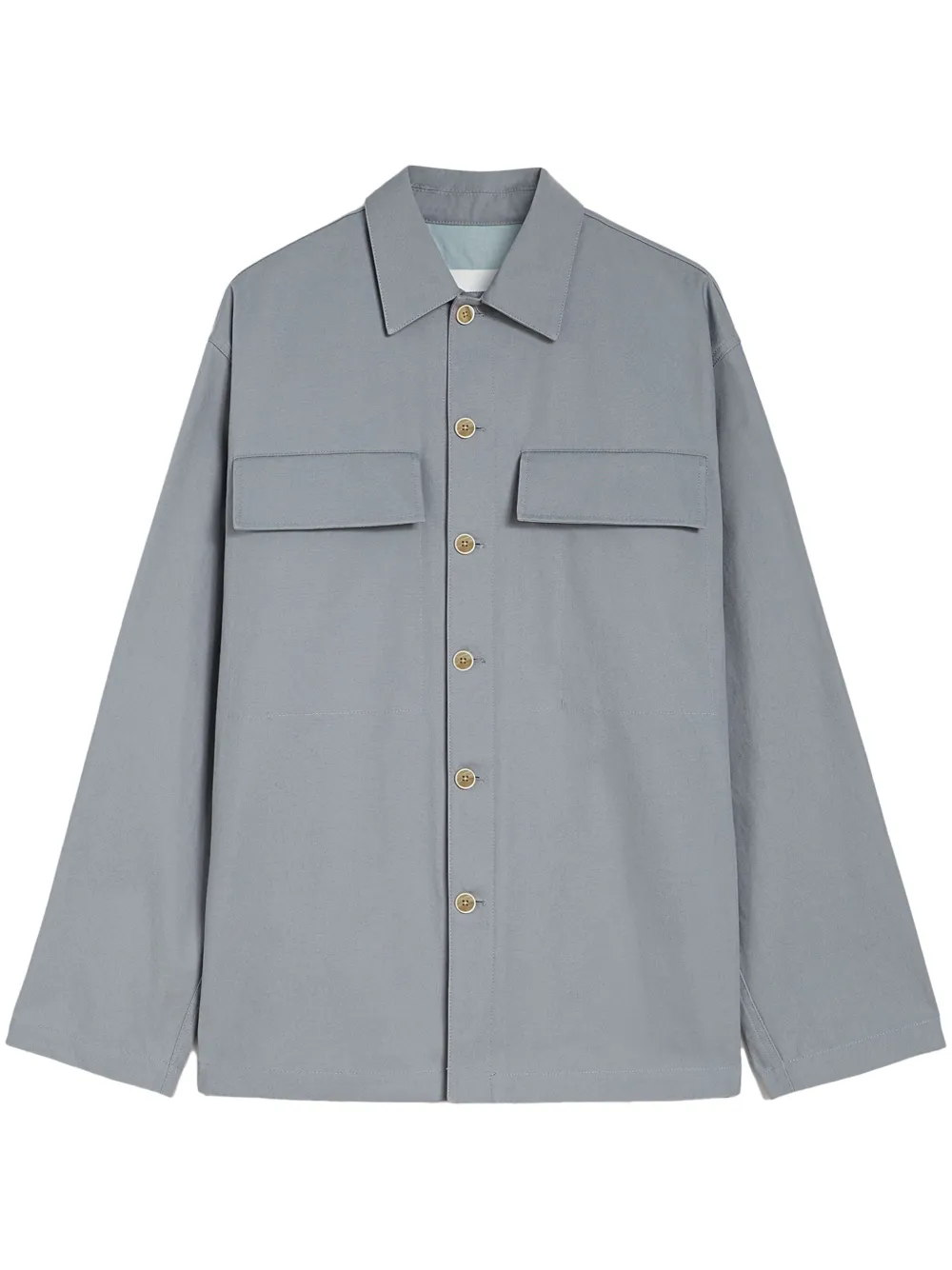 Jil Sander sobrecamisa con botones | gris | Image 1