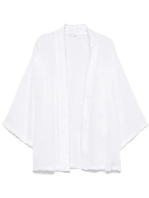 Veste en lin à design structuré - P.A.R.O.S.H. - Modalova