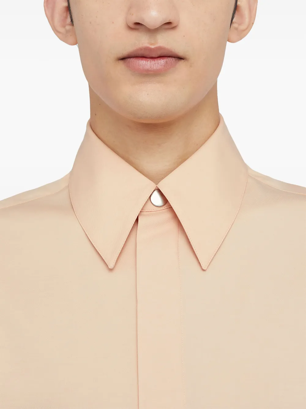 Jil Sander overhemd met korte mouwen Beige