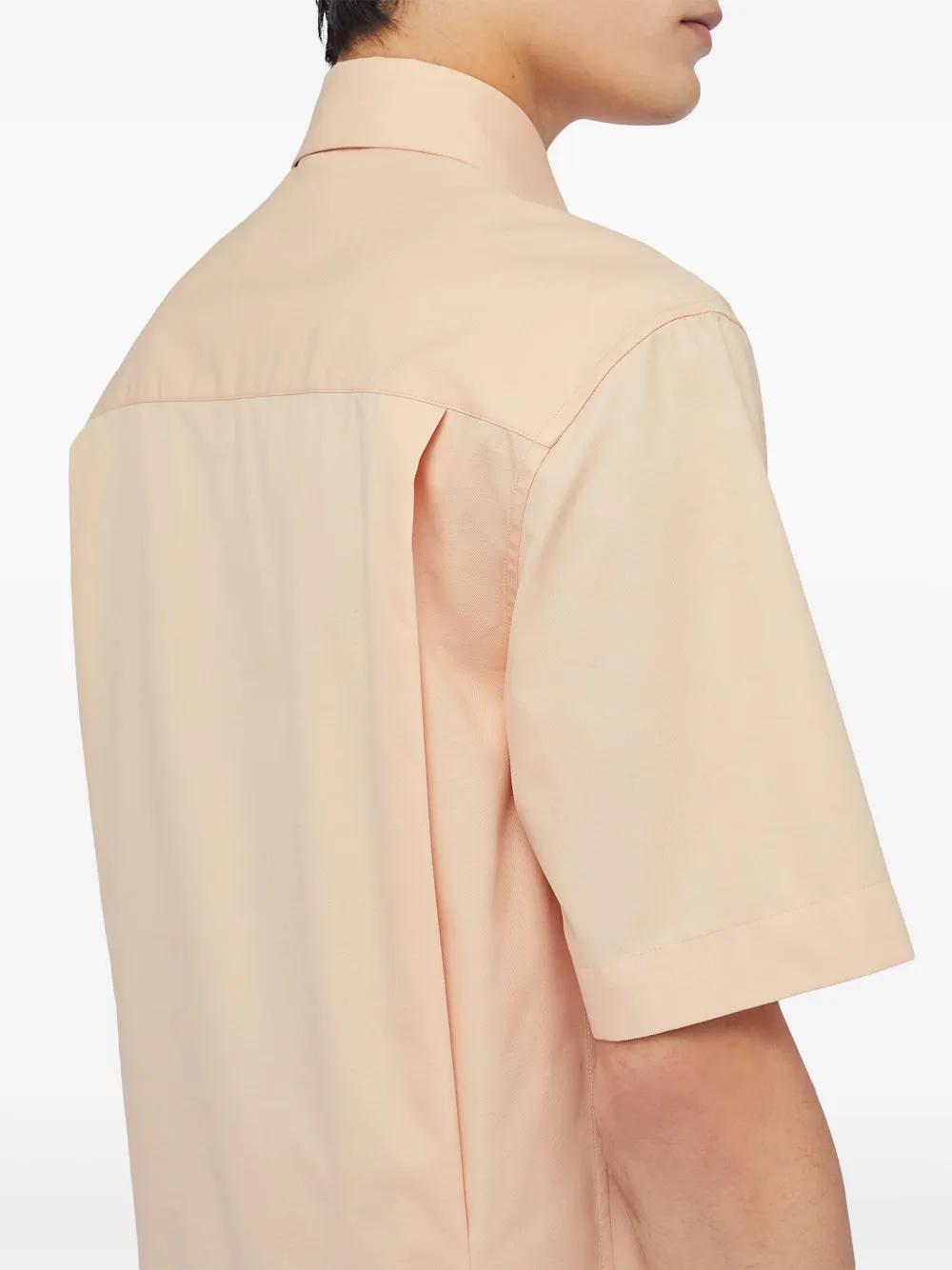 Jil Sander overhemd met korte mouwen Beige