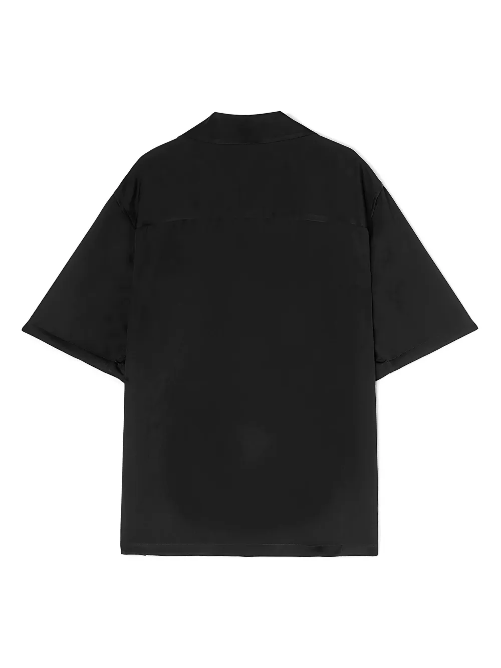 Jil Sander overhemd met korte mouwen Zwart