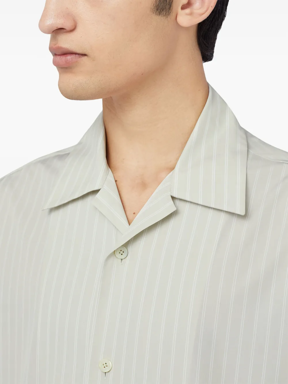 Jil Sander Gestreept overhemd Beige