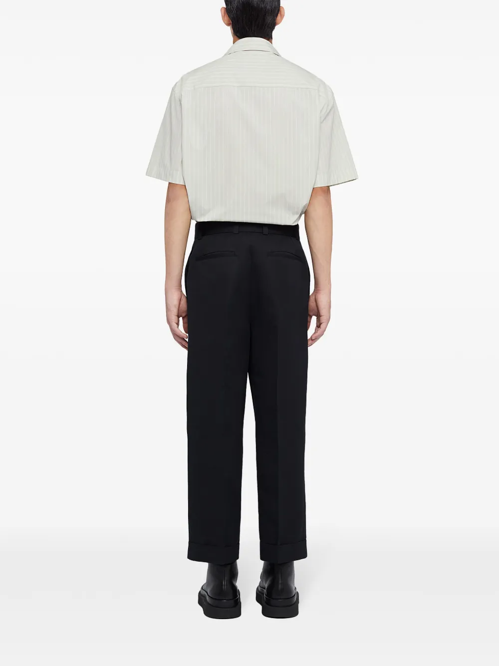 Jil Sander Gestreept overhemd Beige