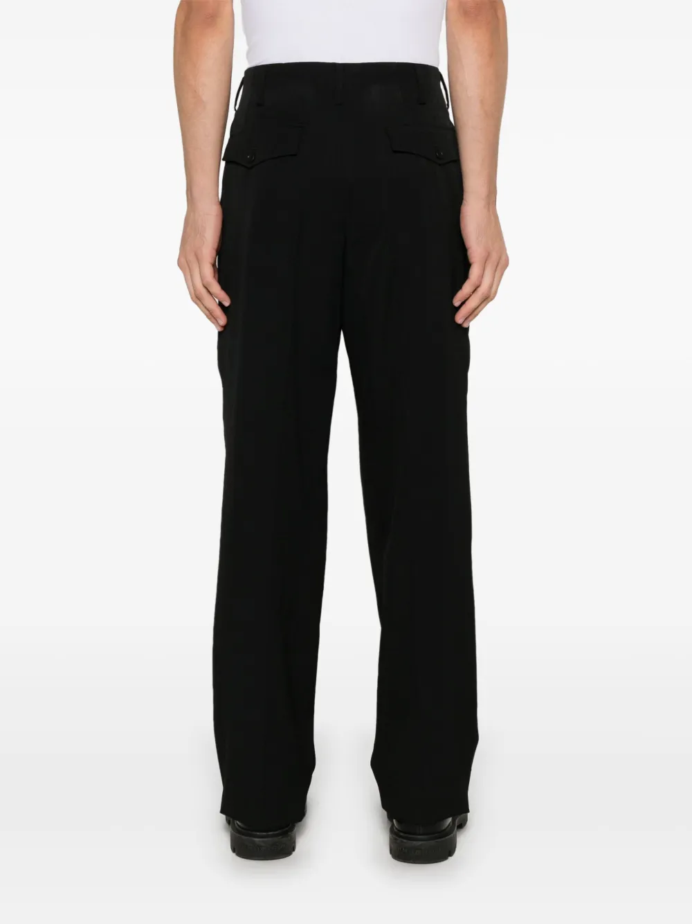 Yohji Yamamoto Pantalon Zwart