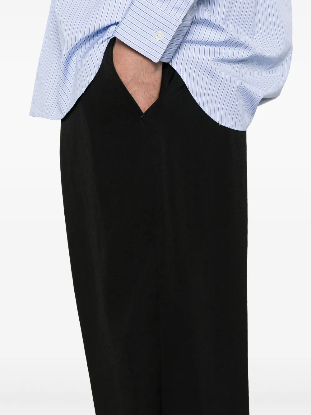 Yohji Yamamoto Pantalon Zwart