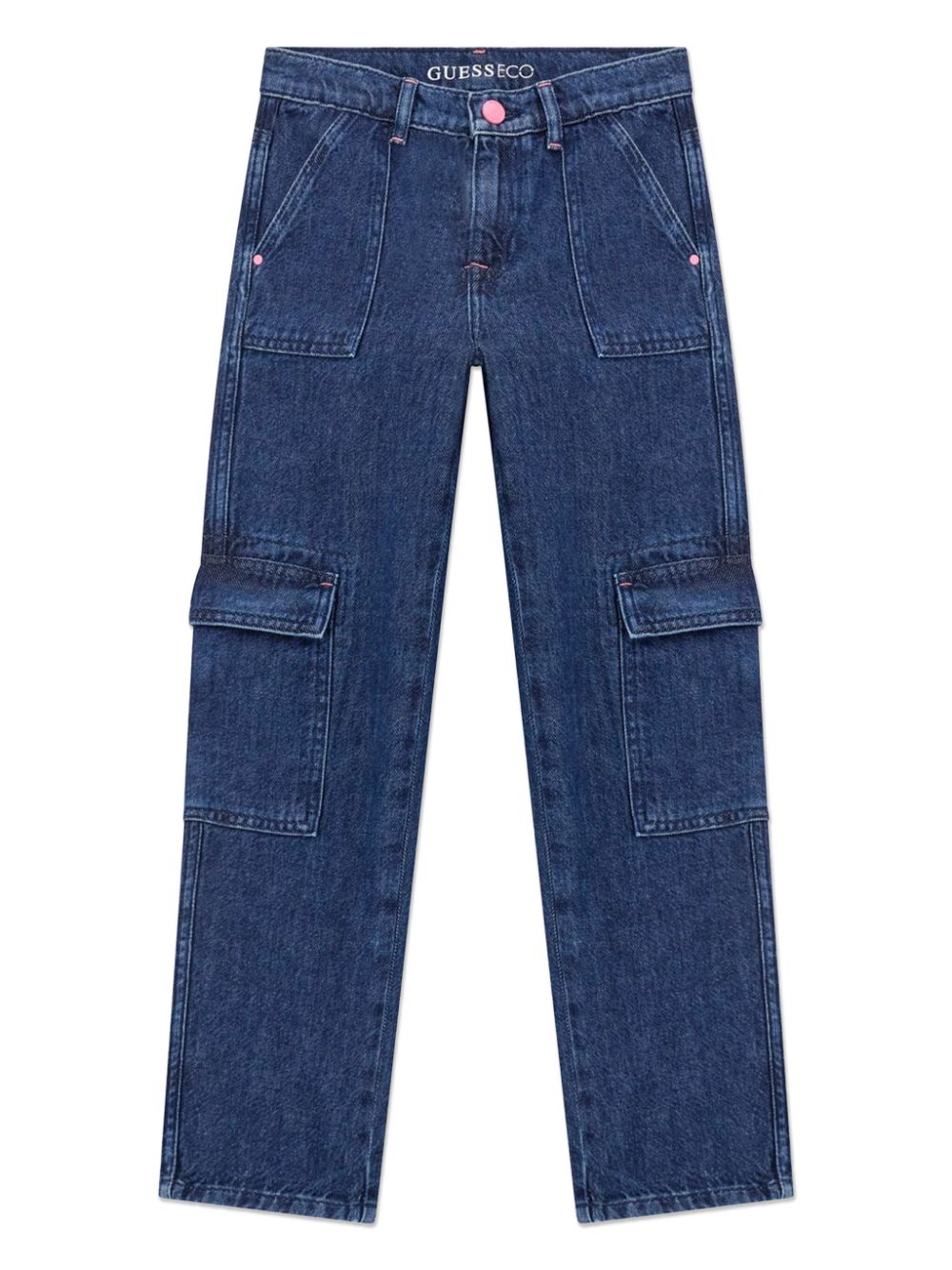 guess kids straight-leg jeans - Blue