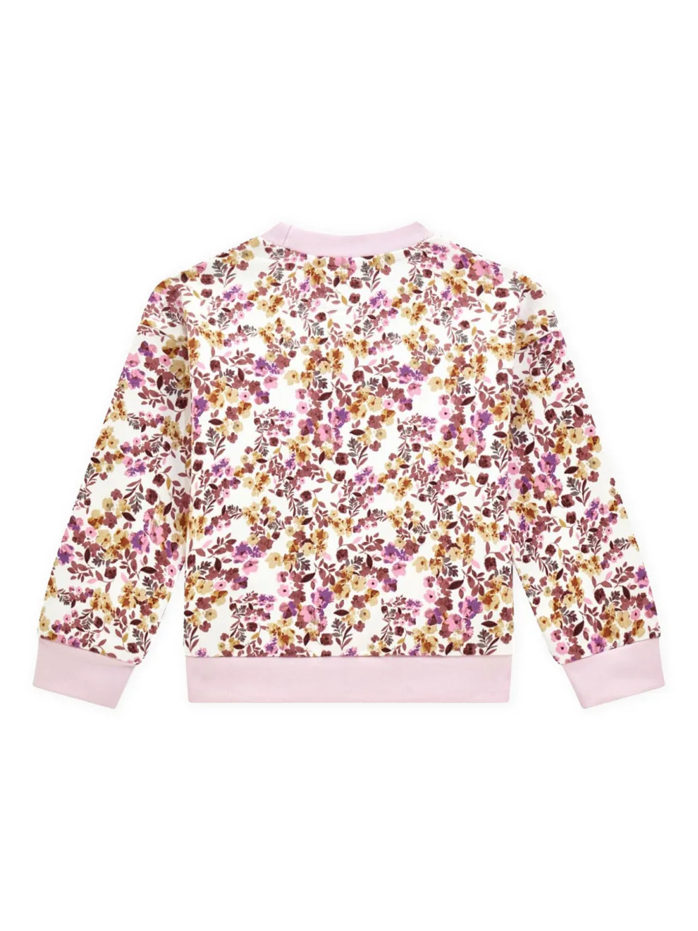 guess kids floral-print sweatshirt - Roze