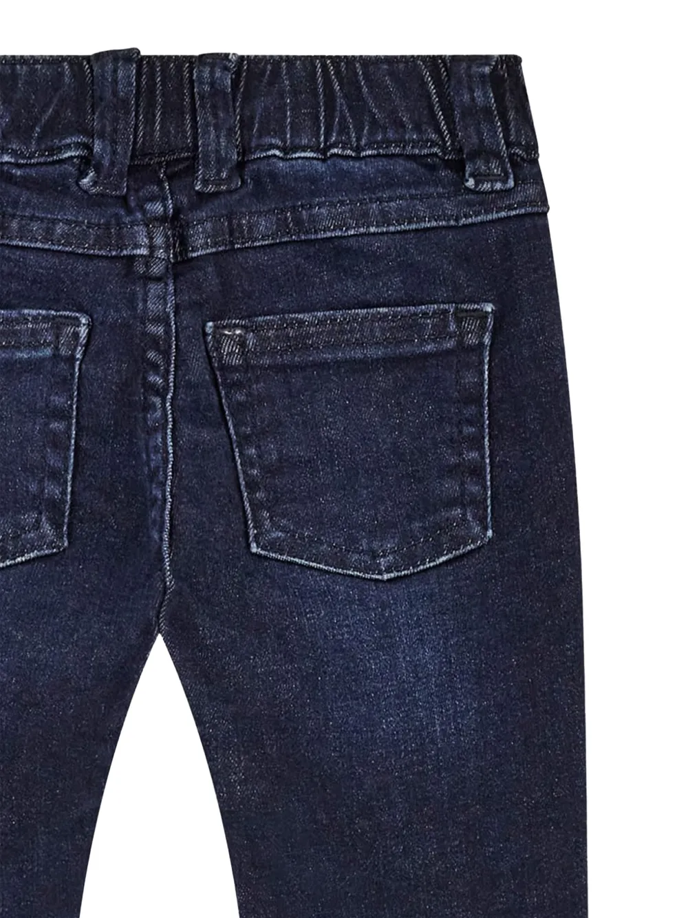 guess kids Jeans met logopatch Blauw