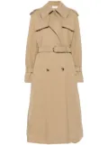 Alexander McQueen double-breasted trench coat - Brown