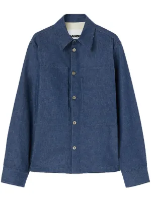 Jil Sander ロングスリーブ デニムシャツ | ブルー | FARFETCH JP