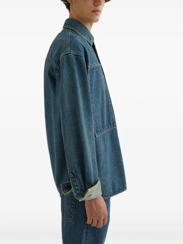 Jil Sander ロングスリーブ デニムシャツ | ブルー | FARFETCH JP
