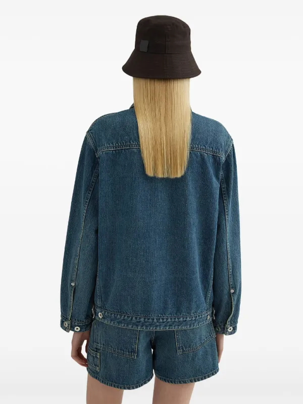 Jil Sander Washed Denim Jacket Blue FARFETCH BH