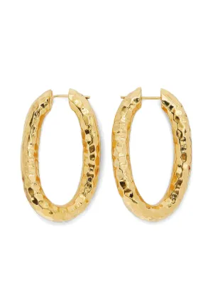 関込】新作◇JIL SANDER ジルサンダー◇ロゴ フープピアス (Jil
