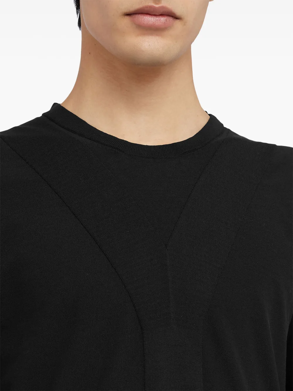 Jil Sander Trui met ronde hals Zwart