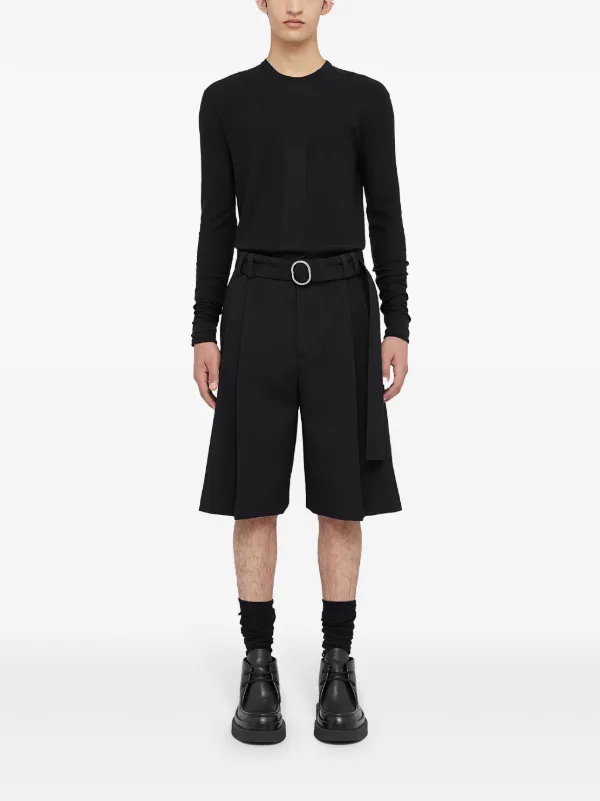 Jil Sander クルーネック プルオーバー | ブラック | FARFETCH JP