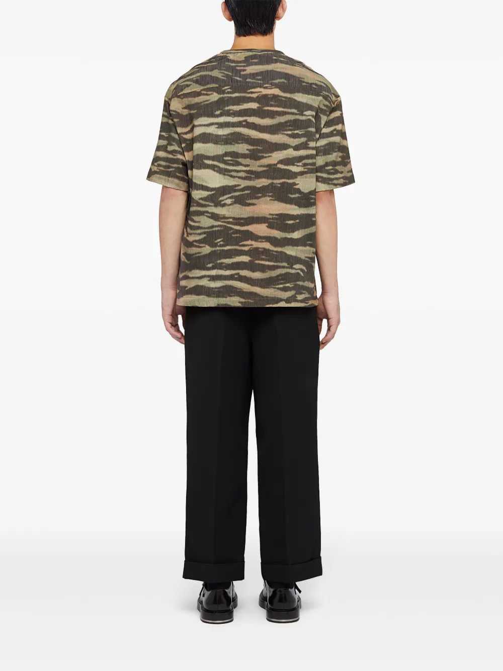Jil Sander Katoenen T-shirt met print Groen