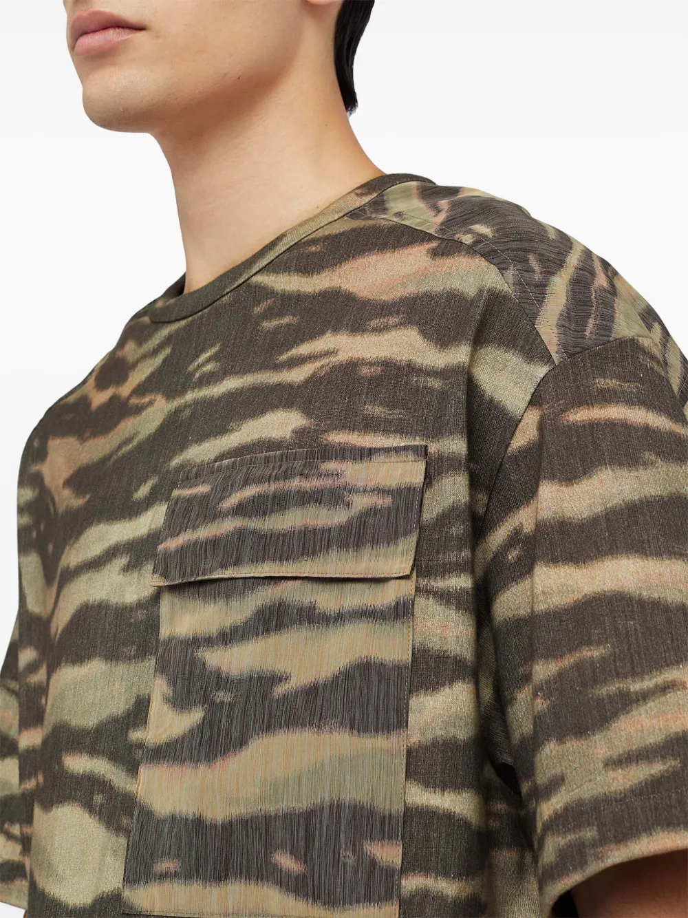 Jil Sander Katoenen T-shirt met print Groen