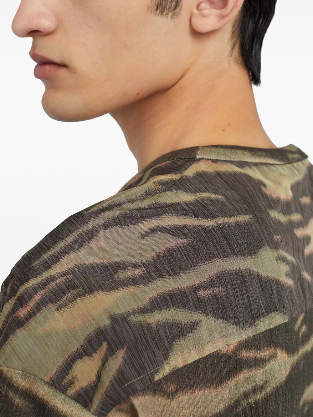 Jil Sander Katoenen T-shirt met print Groen