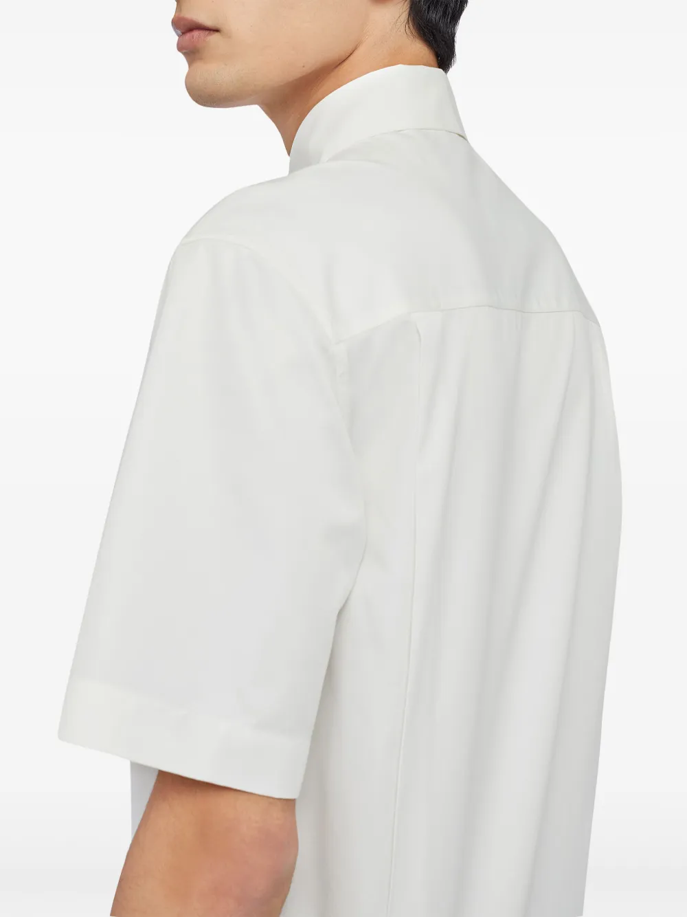 Jil Sander overhemd met korte mouwen Wit