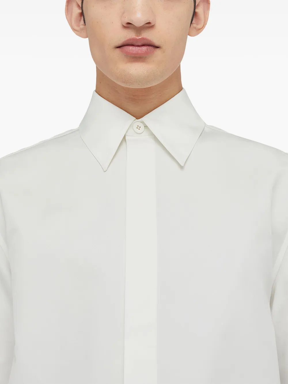 Jil Sander overhemd met korte mouwen Wit