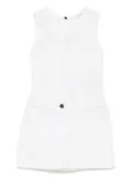 Dolce & Gabbana Kids denim skirt sleeveless dress - White