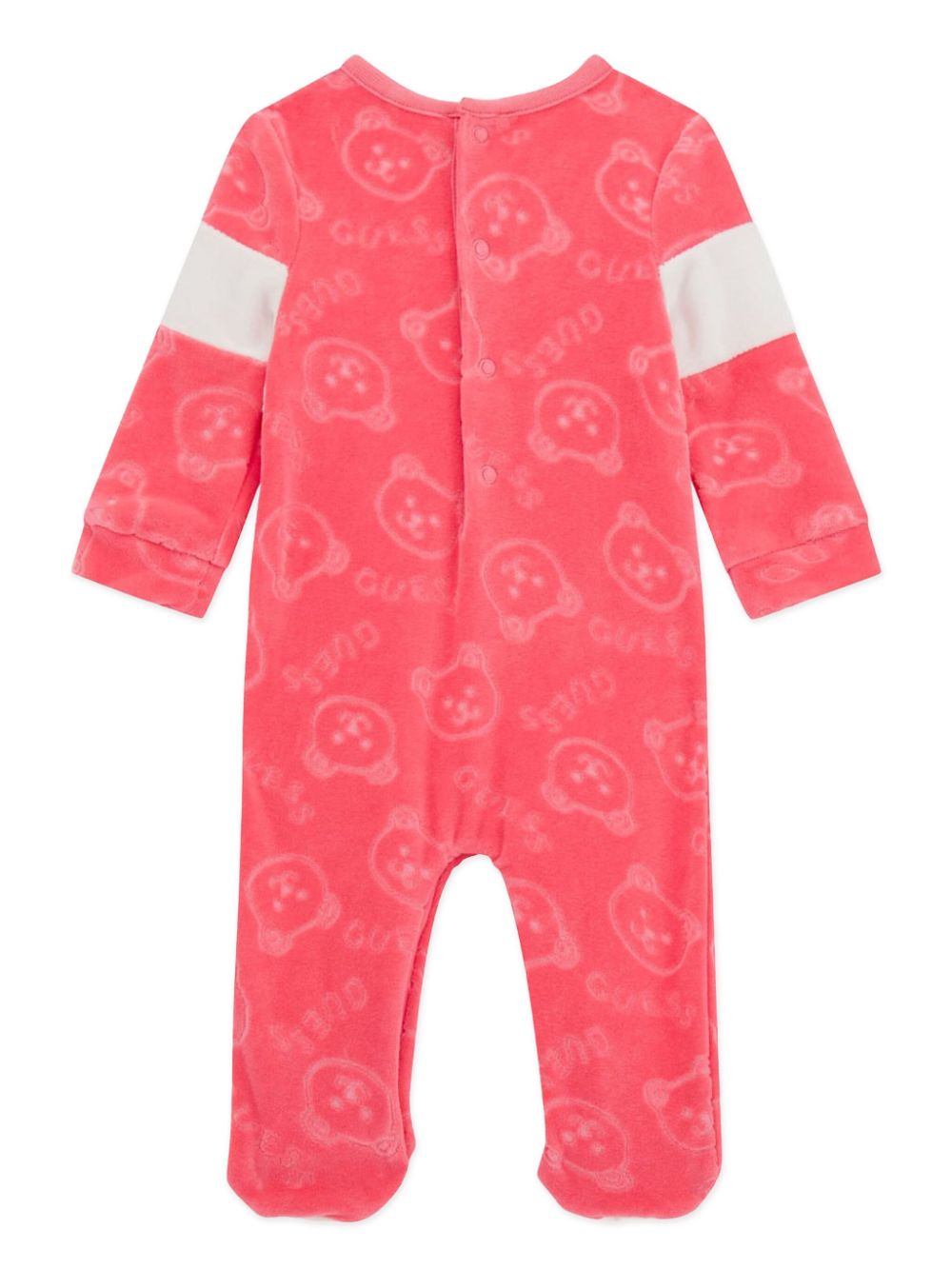 guess kids logo-embroidered pajamas - Roze