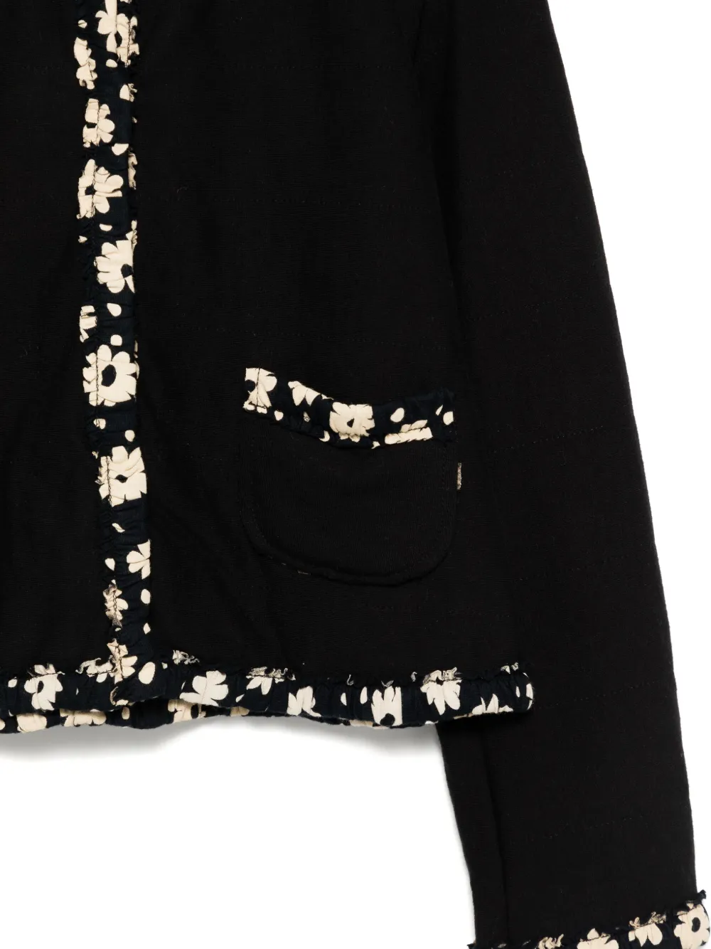 Dolce & Gabbana Kids Einreihige Jacke mit Blumenbesatz | Jacken | Image 3