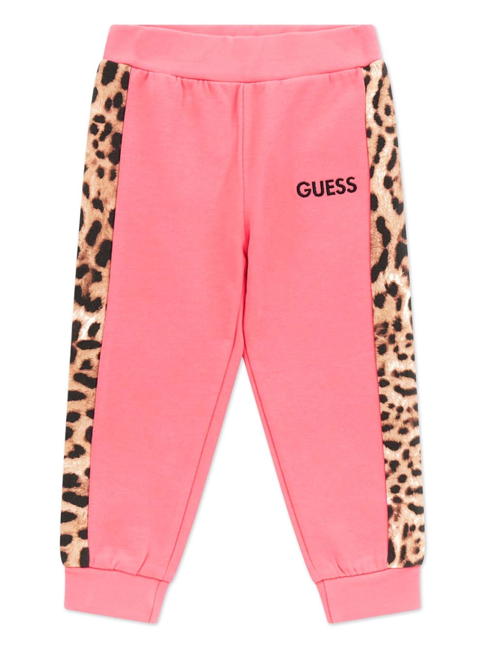 Guess kids Trainingsbroek met luipaardprint Roze