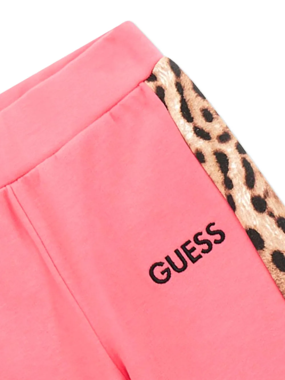 guess kids Trainingsbroek met luipaardprint Roze