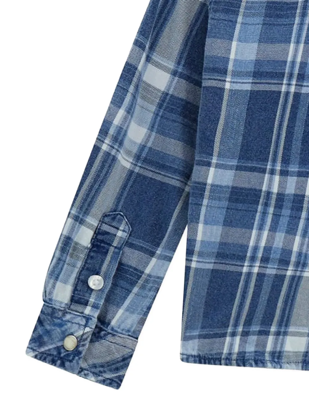 guess kids Geruit shirt Blauw