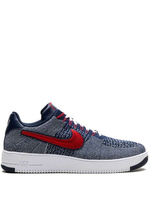 Nike Air Force 1 Ultra Flyknit Low "Patriots Robert Kraft Wolf Grey" sneakers MEN