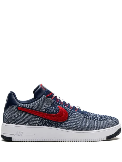Baskets Air Force 1 Ultra Flyknit 'Patriots Robert Kraft Wolf Grey' - Nike - Modalova